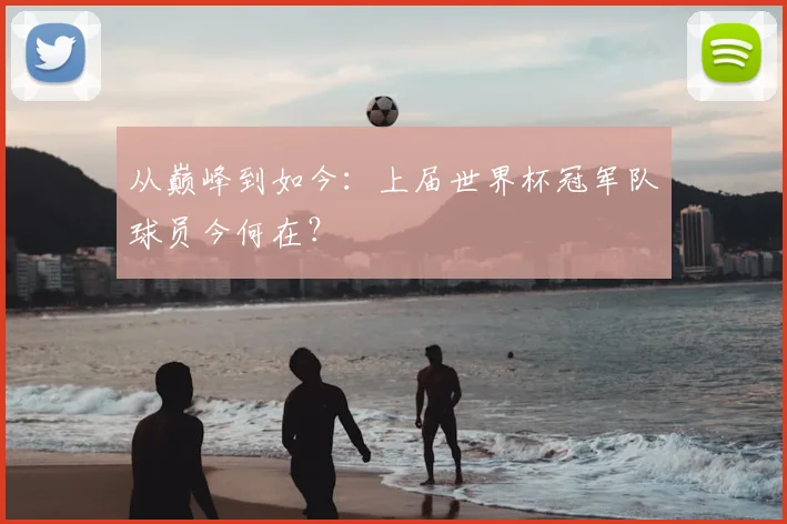 从巅峰到如今:上届世界杯冠军队球员今何在?